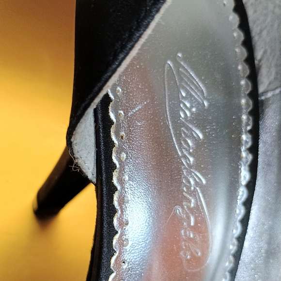 Michelangelo Peep Toe Ribbon Stilettos - Picture 5 of 5